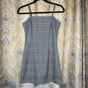NWT - Forever 21 Woven Grey Patterned Dress - Size XS